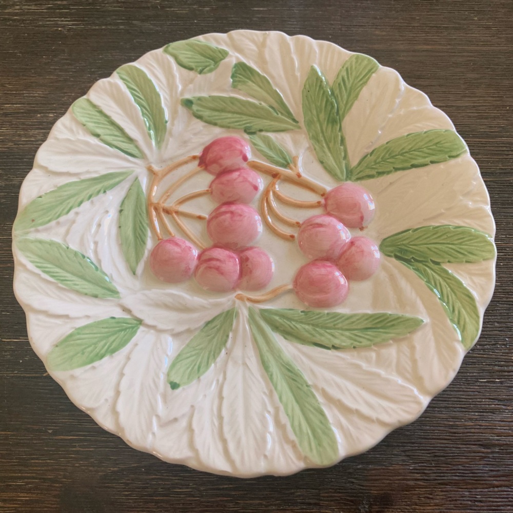 💎 (4/$30) 1987 Decorative Ceramic Fruit Plate